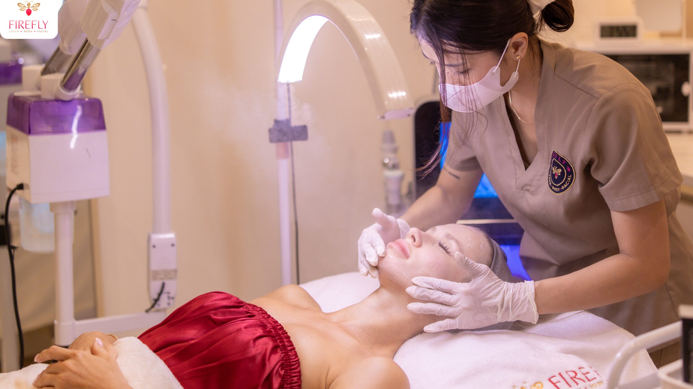Hydrafacial deep cleansing treatment for tropical skin at Firefly Canggu Bali