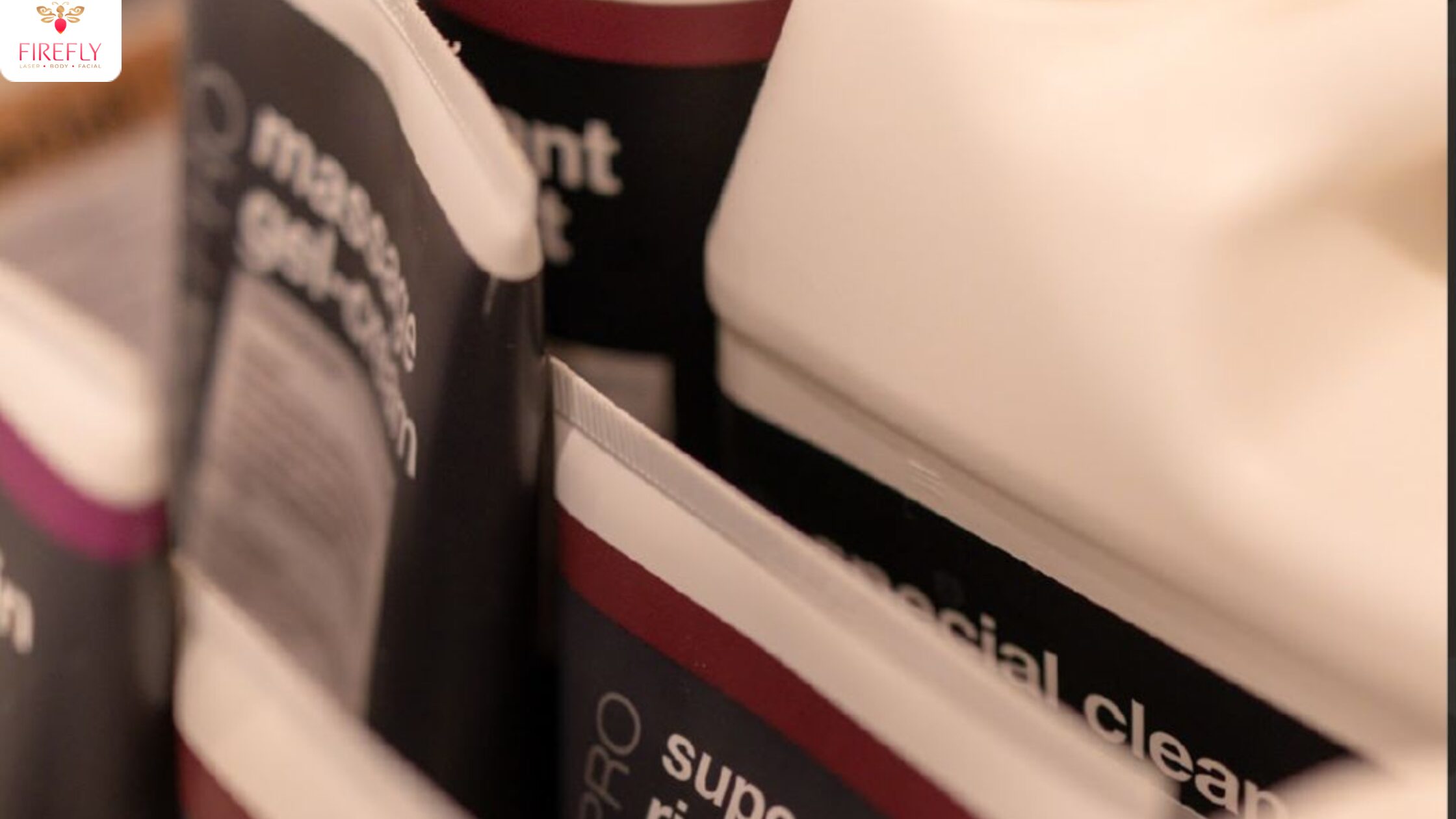 Professional skincare products used for acne facial treatment in Bali to support clear and healthy skin